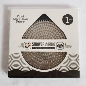 Shower Ring Round Shower Drain Strainer. New in box